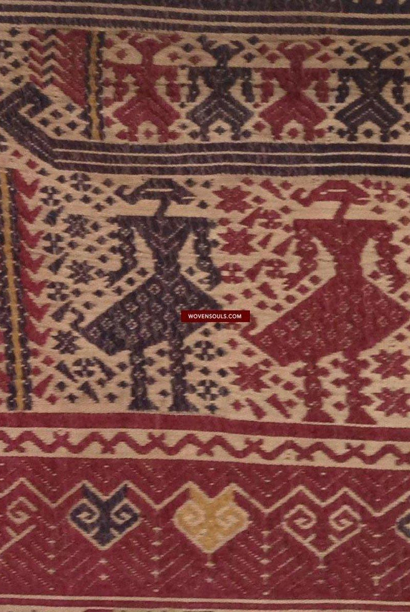 796 Antique Palepai Tampan Ship Cloth Sumatran Textile-WOVENSOULS-Antique-Vintage-Textiles-Art-Decor