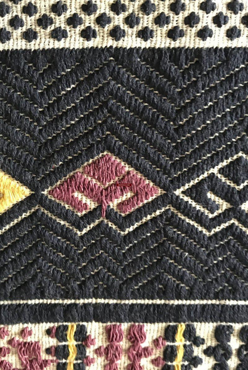 797 Old Sumatra Weaving - Tatibin - Large Ship Cloth Tampan Textile-WOVENSOULS-Antique-Vintage-Textiles-Art-Decor