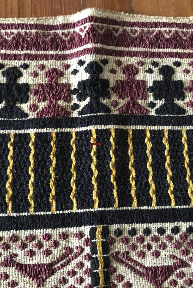 797 Old Sumatra Weaving - Tatibin - Large Ship Cloth Tampan Textile-WOVENSOULS-Antique-Vintage-Textiles-Art-Decor