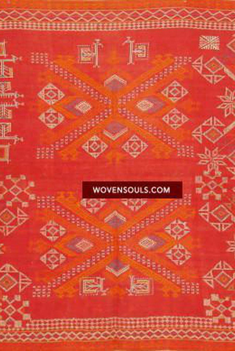 800 Shekhawati Bishnoi Shawl Rajasthan Textile Art-WOVENSOULS-Antique-Vintage-Textiles-Art-Decor