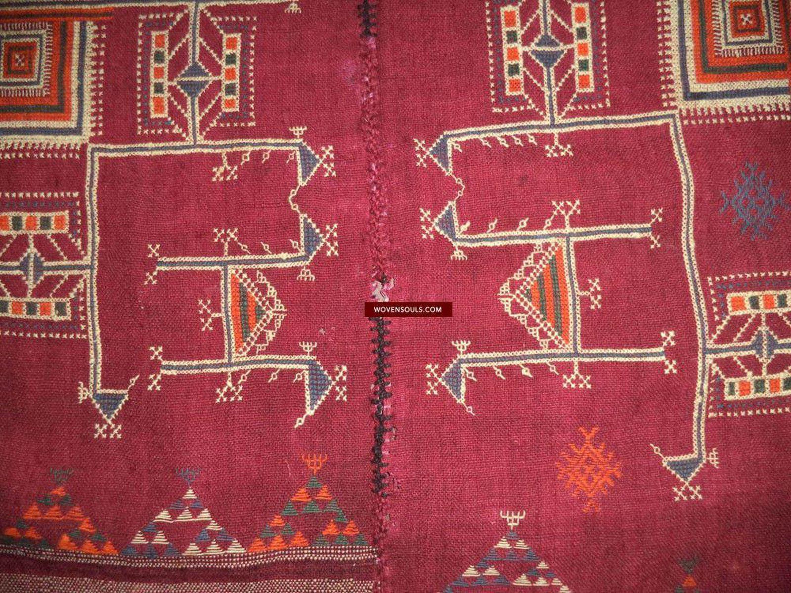 802 Shekhawati Bishnoi Shawl Rajasthan Textile Art-WOVENSOULS-Antique-Vintage-Textiles-Art-Decor