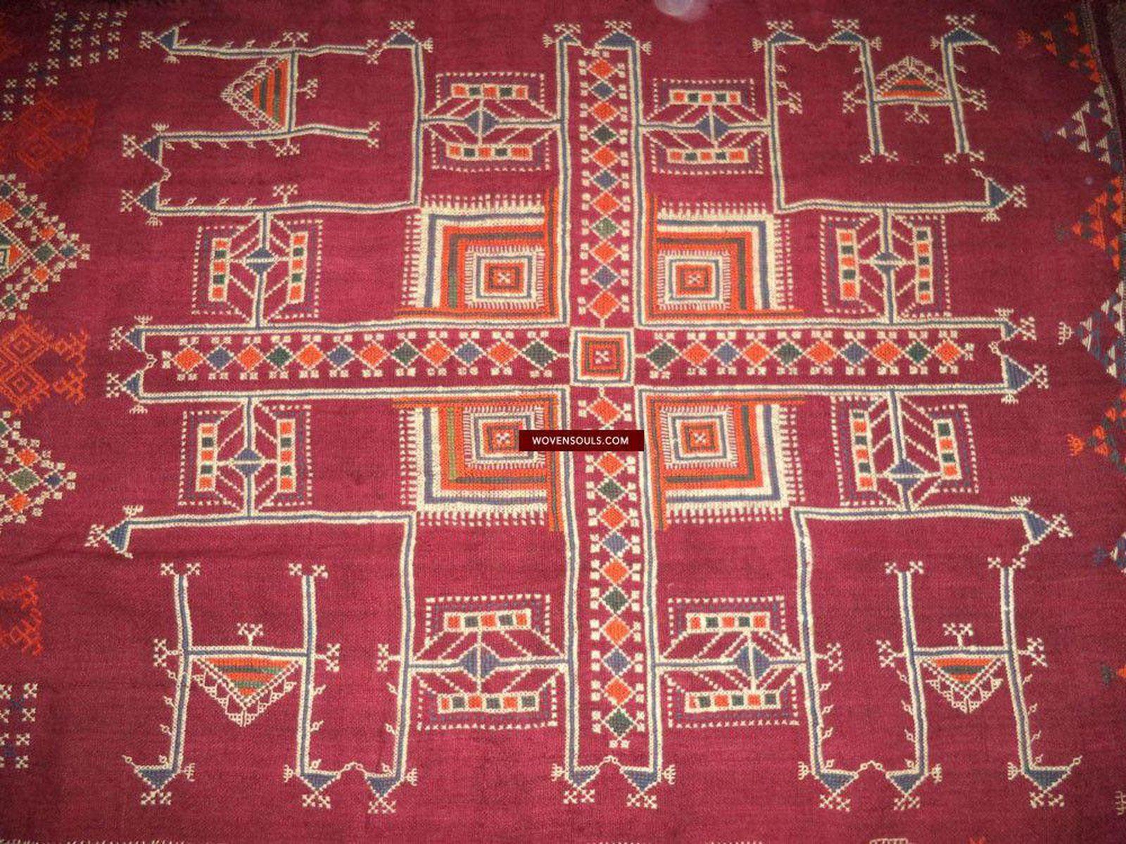 802 Shekhawati Bishnoi Shawl Rajasthan Textile Art-WOVENSOULS-Antique-Vintage-Textiles-Art-Decor
