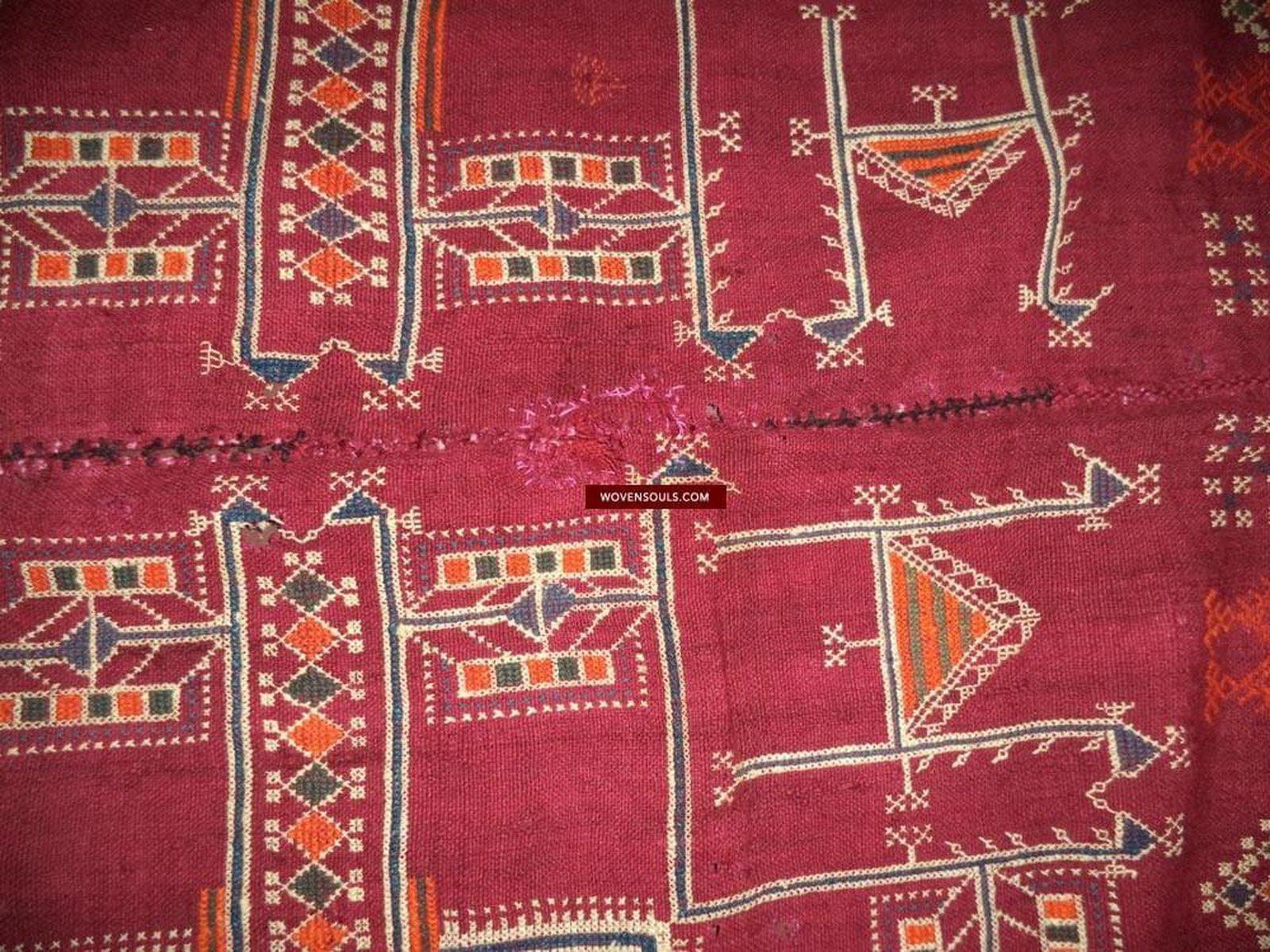 802 Shekhawati Bishnoi Shawl Rajasthan Textile Art-WOVENSOULS-Antique-Vintage-Textiles-Art-Decor