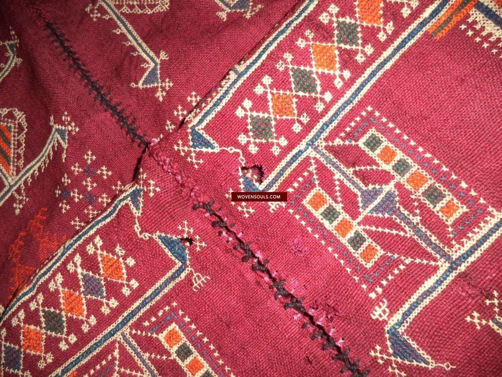 802 Shekhawati Bishnoi Shawl Rajasthan Textile Art-WOVENSOULS-Antique-Vintage-Textiles-Art-Decor