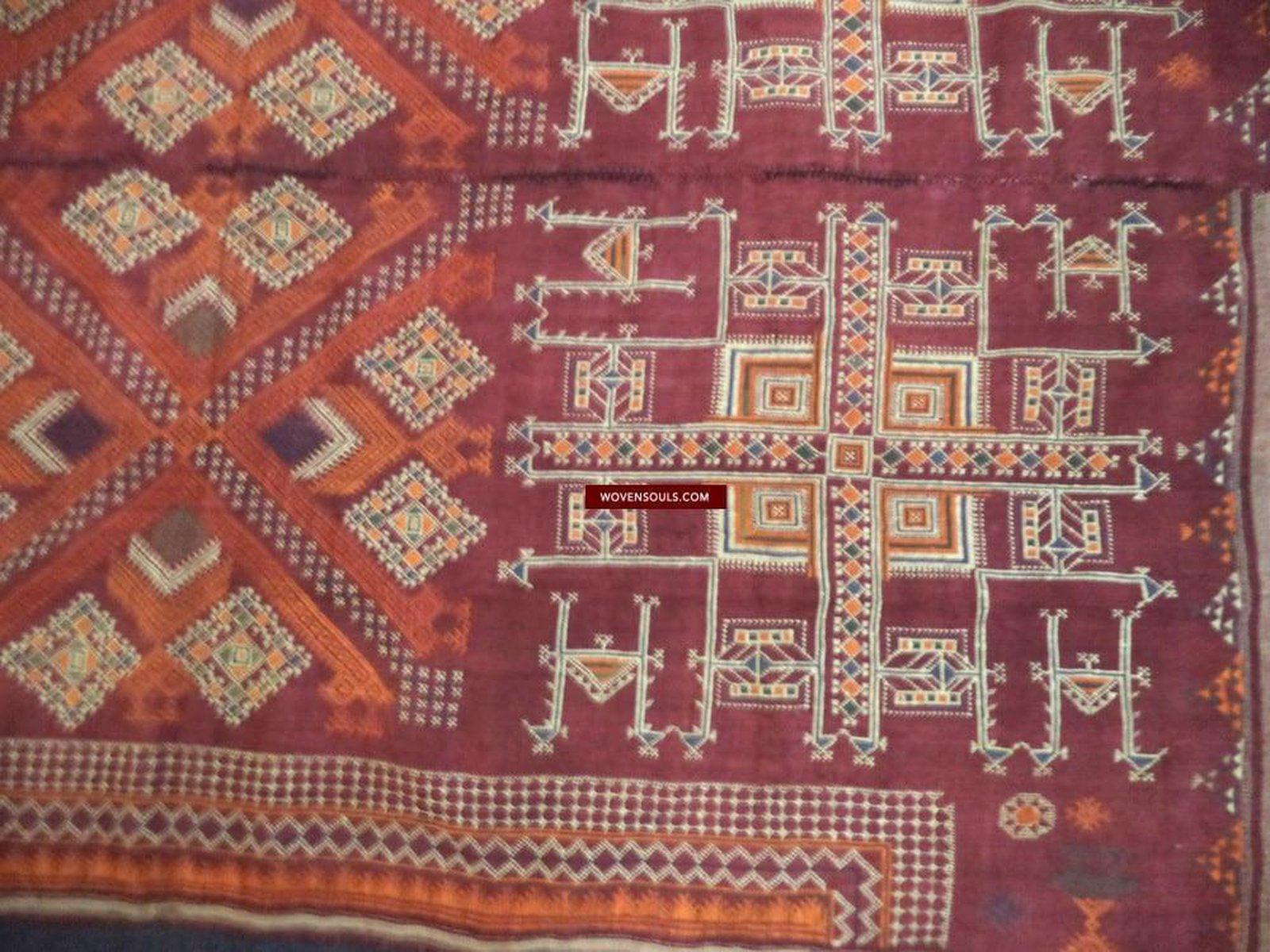 802 Shekhawati Bishnoi Shawl Rajasthan Textile Art-WOVENSOULS-Antique-Vintage-Textiles-Art-Decor