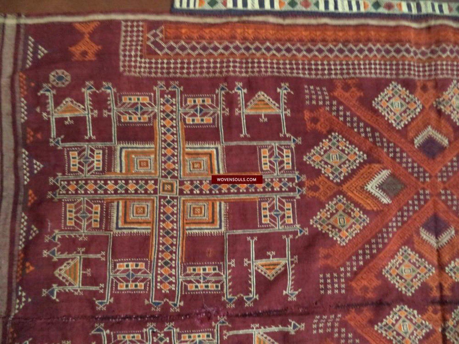 802 Shekhawati Bishnoi Shawl Rajasthan Textile Art-WOVENSOULS-Antique-Vintage-Textiles-Art-Decor