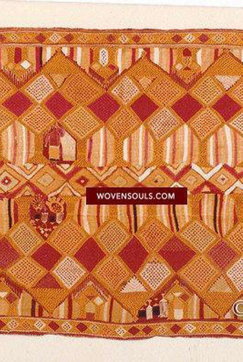 810 Darshan Dwar Phulkari Bagh textile-WOVENSOULS-Antique-Vintage-Textiles-Art-Decor