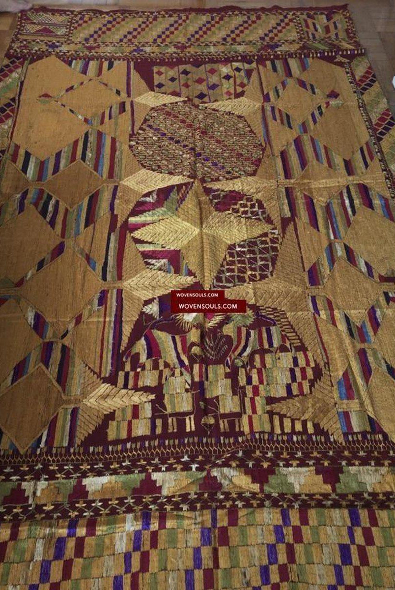 812 VERKAUFT Bagh Phulkari Textil / VerkaufWOVENSOULS-Antike-Vintage-Textilien-Kunst-Dekor