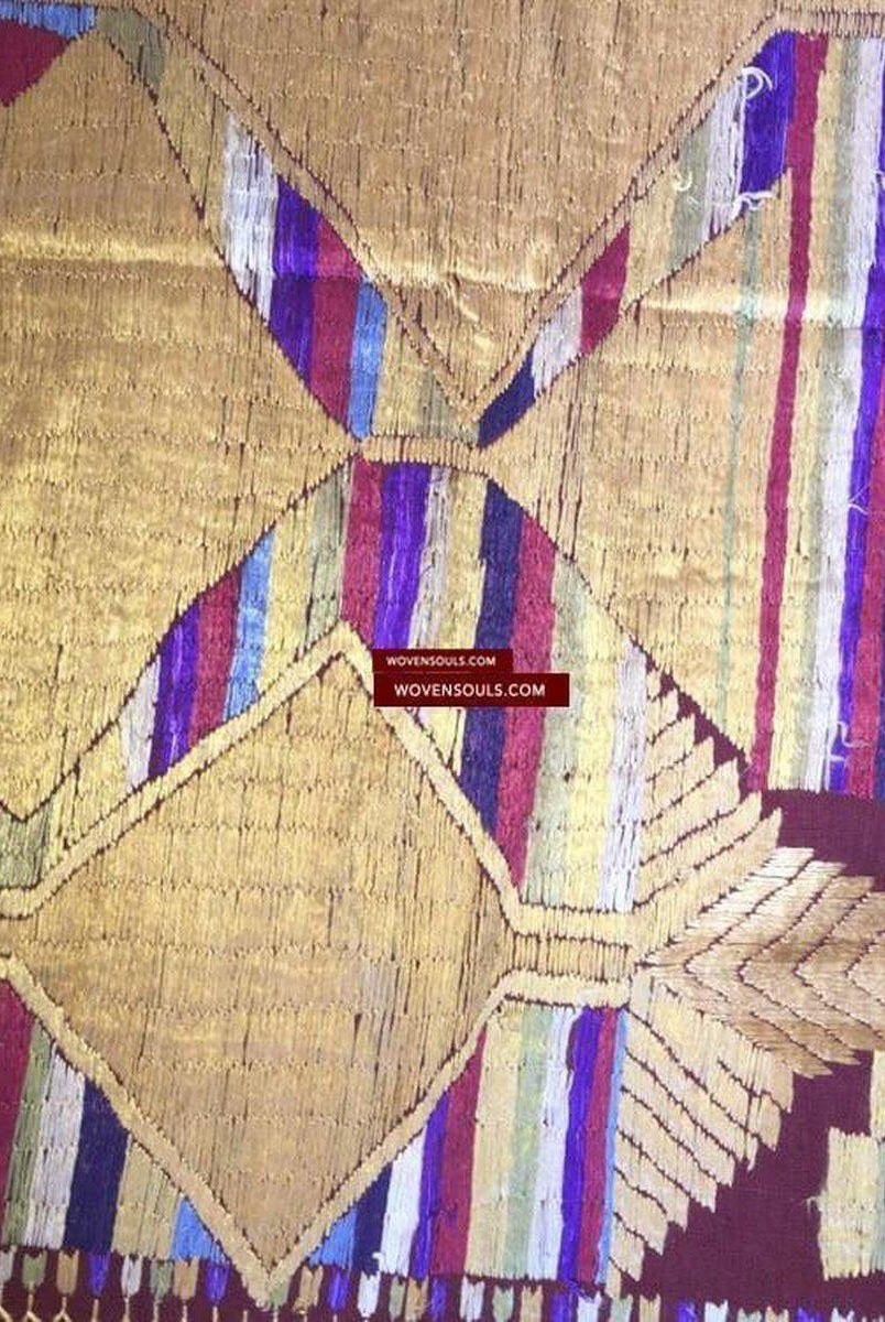 812 VERKAUFT Bagh Phulkari Textil / VerkaufWOVENSOULS-Antike-Vintage-Textilien-Kunst-Dekor