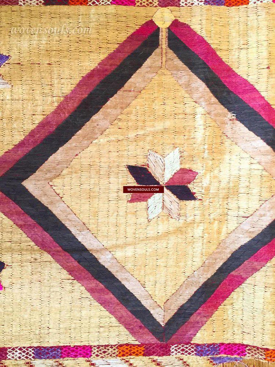 813 SOLD Phulkari Bagh Textile - Masterpiece-WOVENSOULS-Antique-Vintage-Textiles-Art-Decor