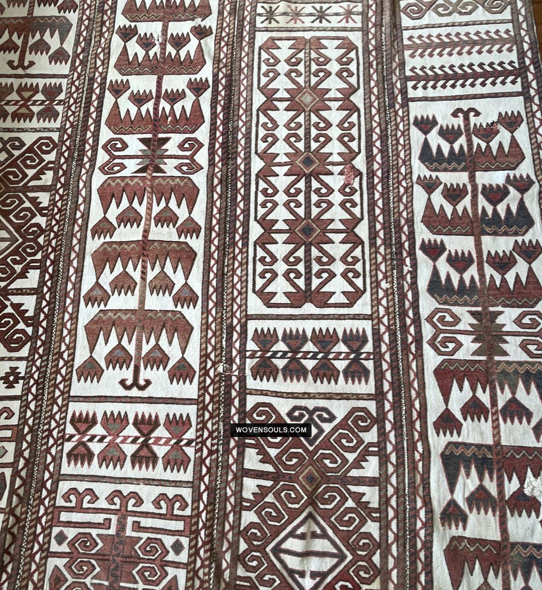 830 Antique Karakalpak Qarakalpak Tent Band Panels-WOVENSOULS Antique Textiles & Art Gallery
