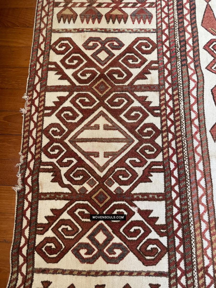 830 Antique Karakalpak Qarakalpak Tent Band Panels-WOVENSOULS Antique Textiles & Art Gallery