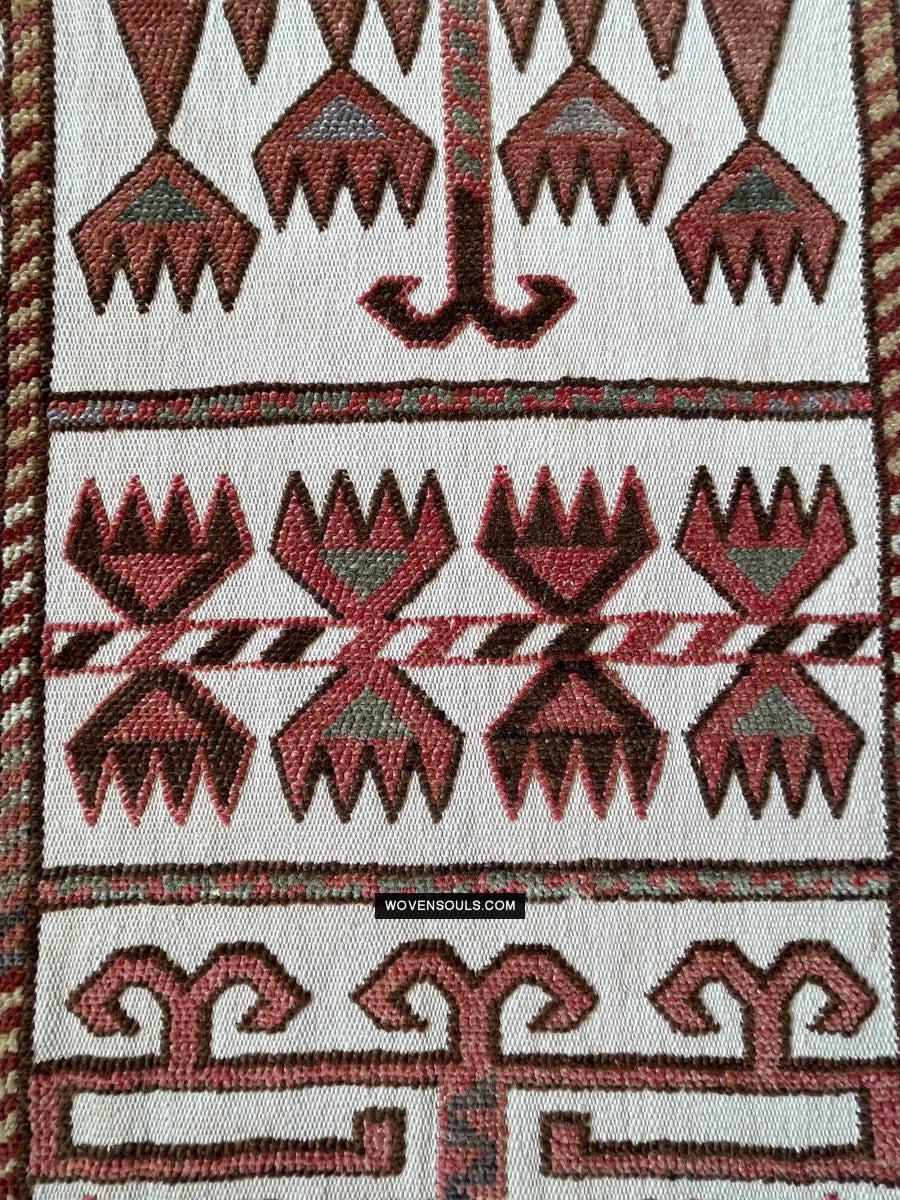 830 Antique Karakalpak Qarakalpak Tent Band Panels-WOVENSOULS Antique Textiles & Art Gallery