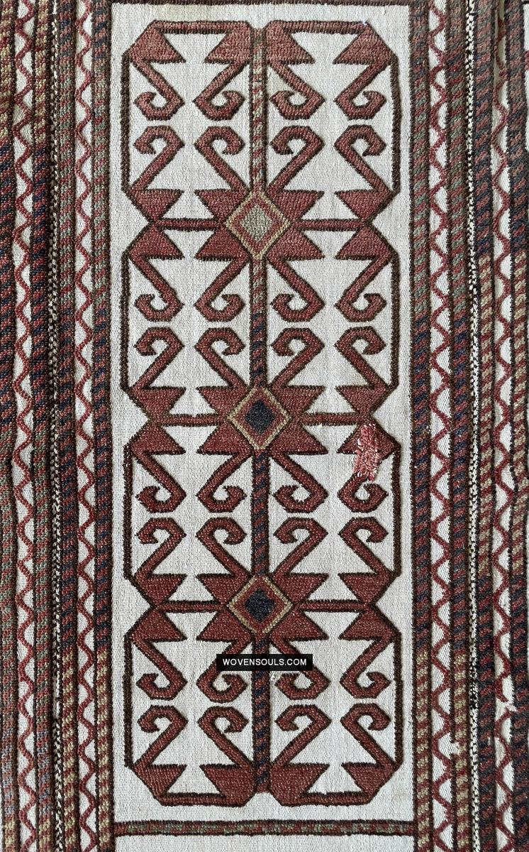 830 Antique Karakalpak Qarakalpak Tent Band Panels-WOVENSOULS Antique Textiles & Art Gallery