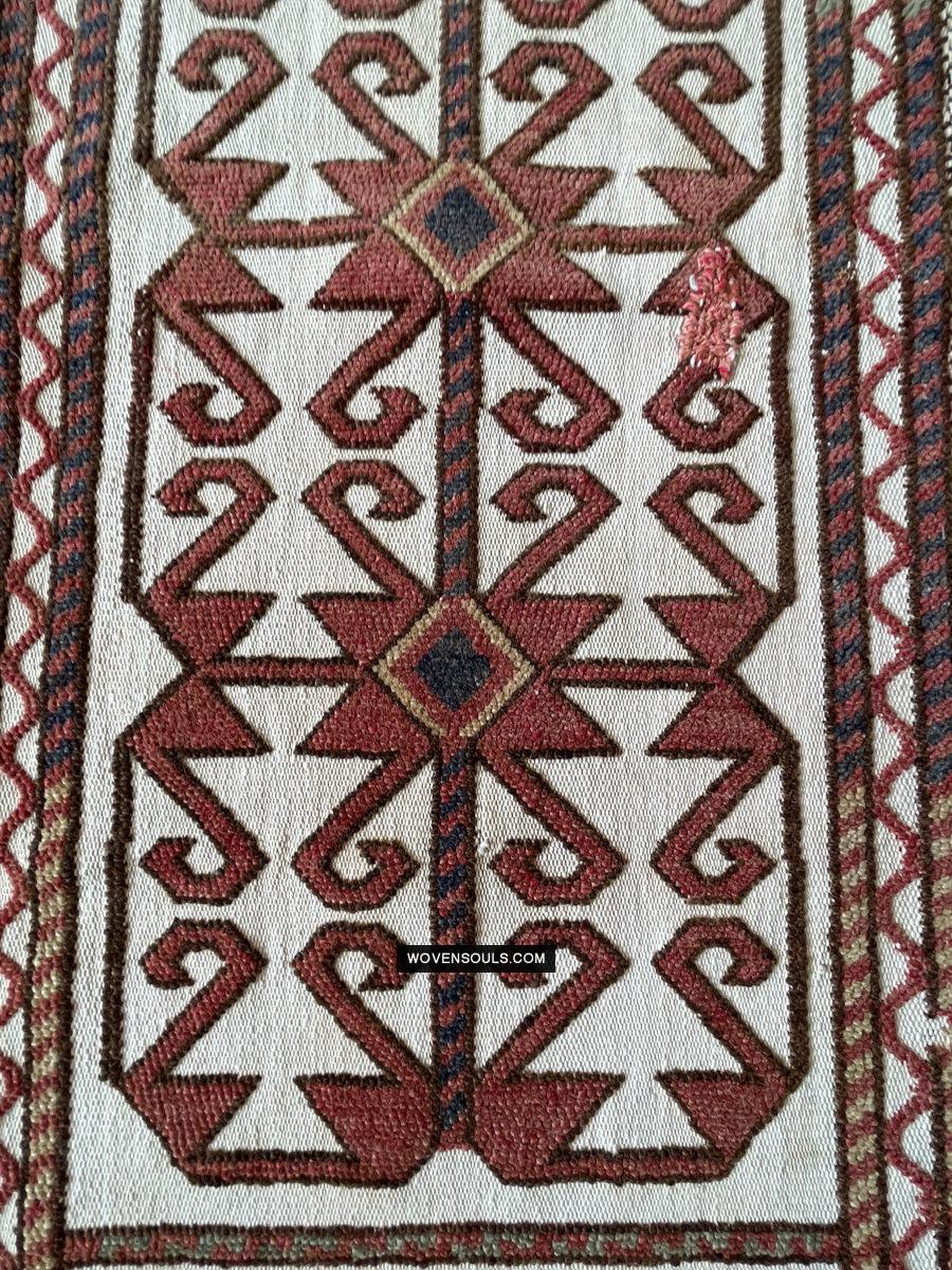 830 Antique Karakalpak Qarakalpak Tent Band Panels-WOVENSOULS Antique Textiles & Art Gallery
