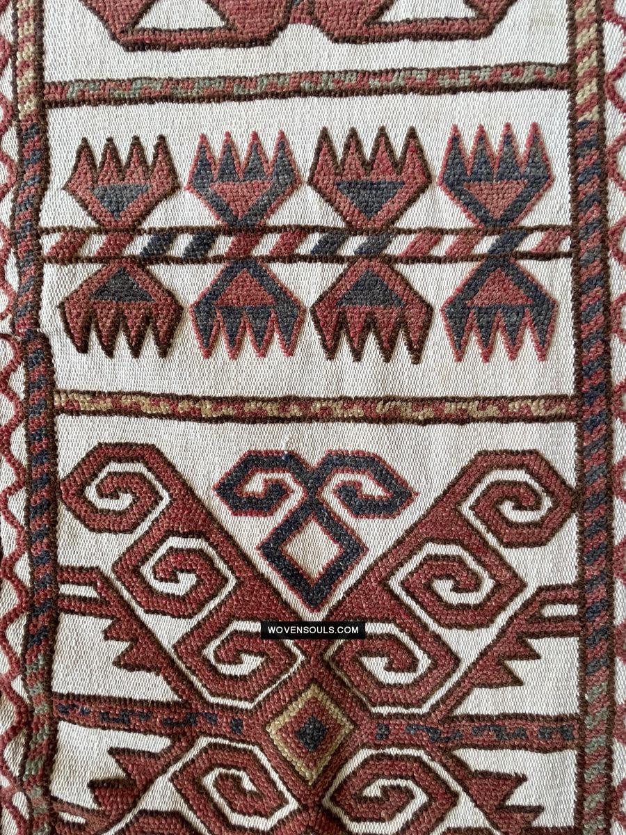 830 Antique Karakalpak Qarakalpak Tent Band Panels-WOVENSOULS Antique Textiles & Art Gallery