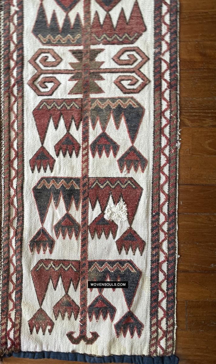 830 Antique Karakalpak Qarakalpak Tent Band Panels-WOVENSOULS Antique Textiles & Art Gallery