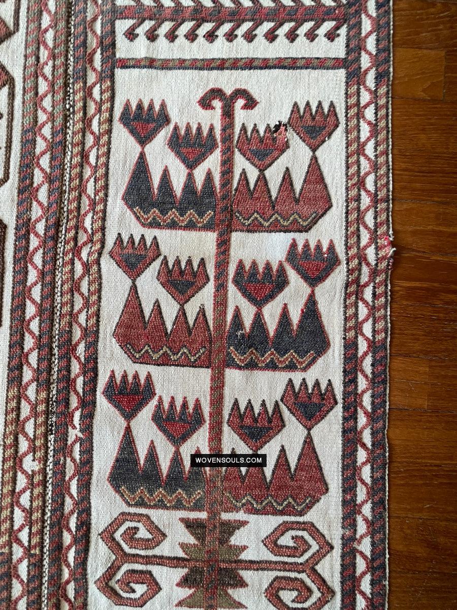 830 Antique Karakalpak Qarakalpak Tent Band Panels-WOVENSOULS Antique Textiles & Art Gallery