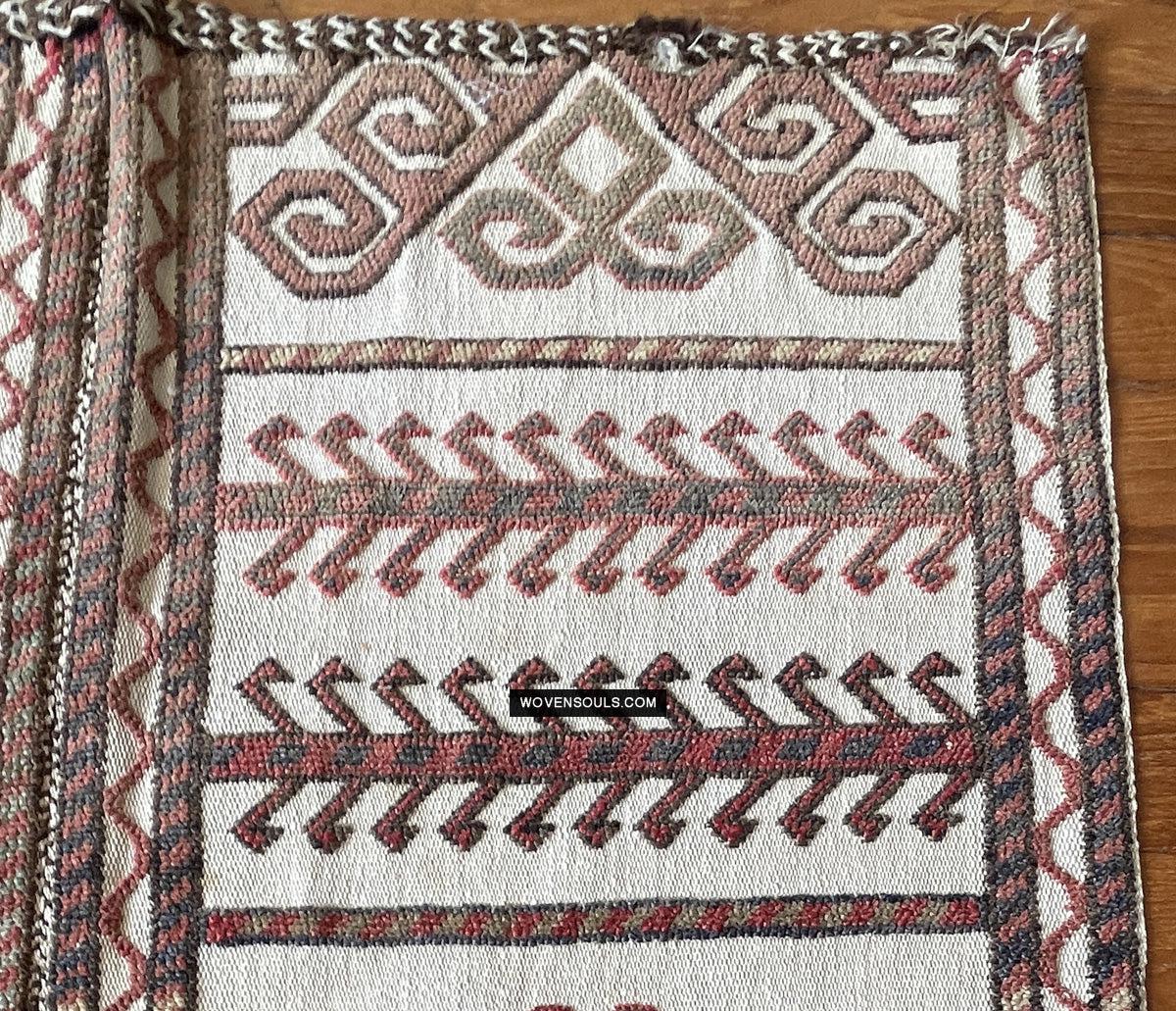 830 Antique Karakalpak Qarakalpak Tent Band Panels-WOVENSOULS Antique Textiles & Art Gallery