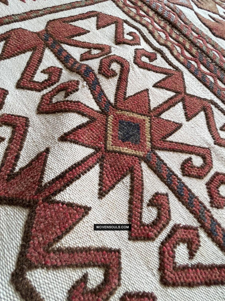 830 Antique Karakalpak Qarakalpak Tent Band Panels-WOVENSOULS Antique Textiles & Art Gallery