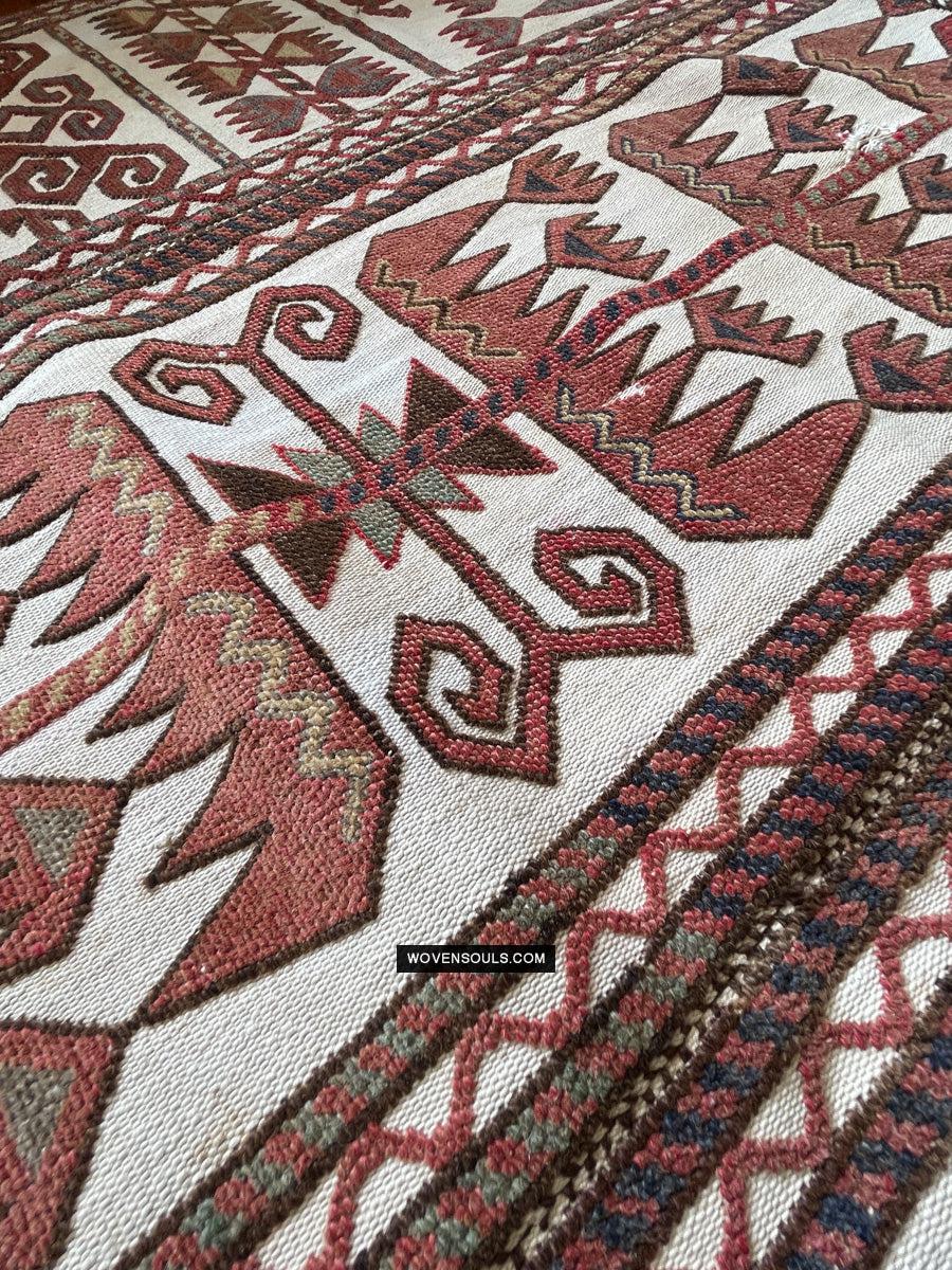 830 Antique Karakalpak Qarakalpak Tent Band Panels-WOVENSOULS Antique Textiles & Art Gallery