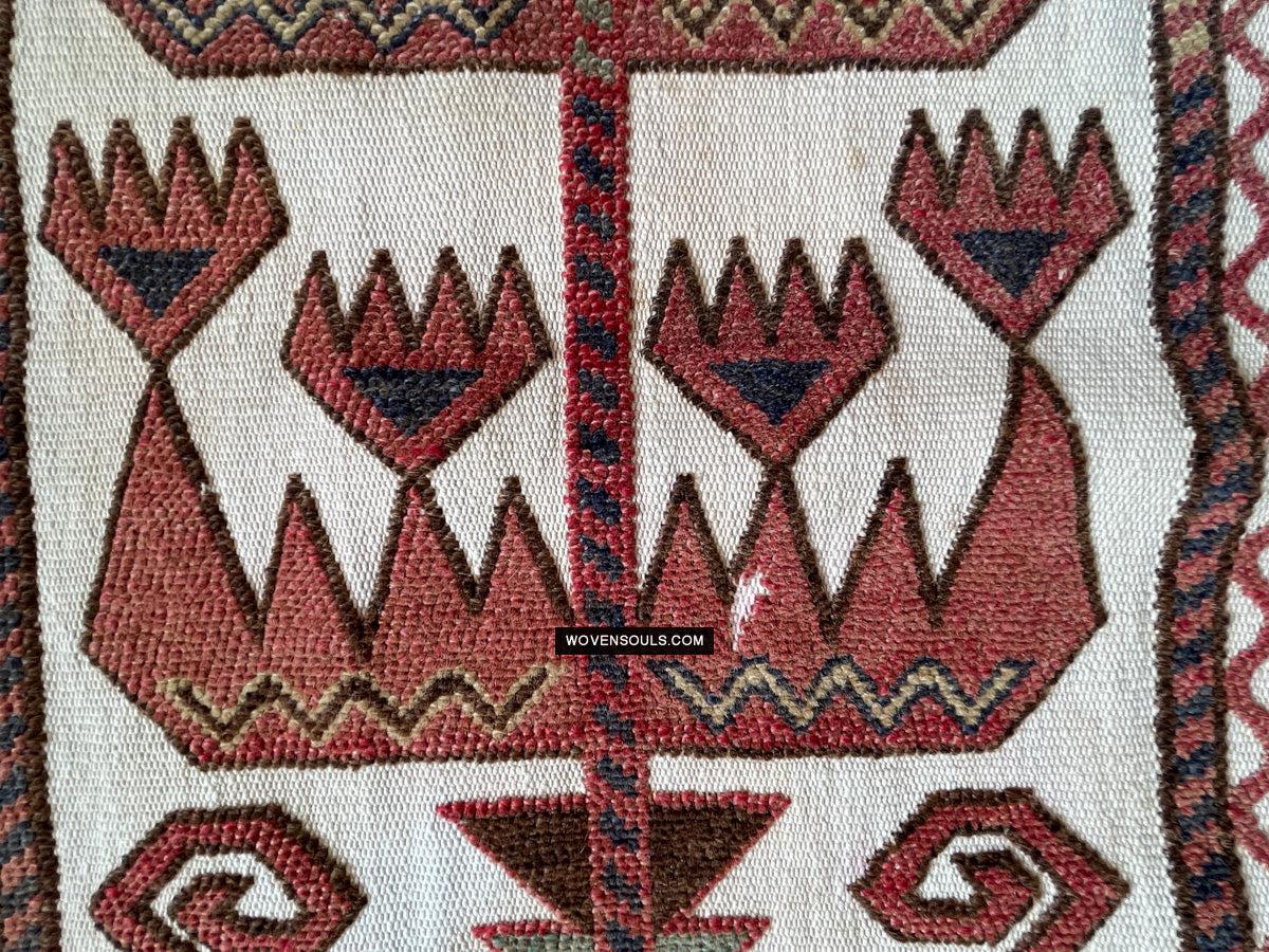 830 Antique Karakalpak Qarakalpak Tent Band Panels-WOVENSOULS Antique Textiles & Art Gallery