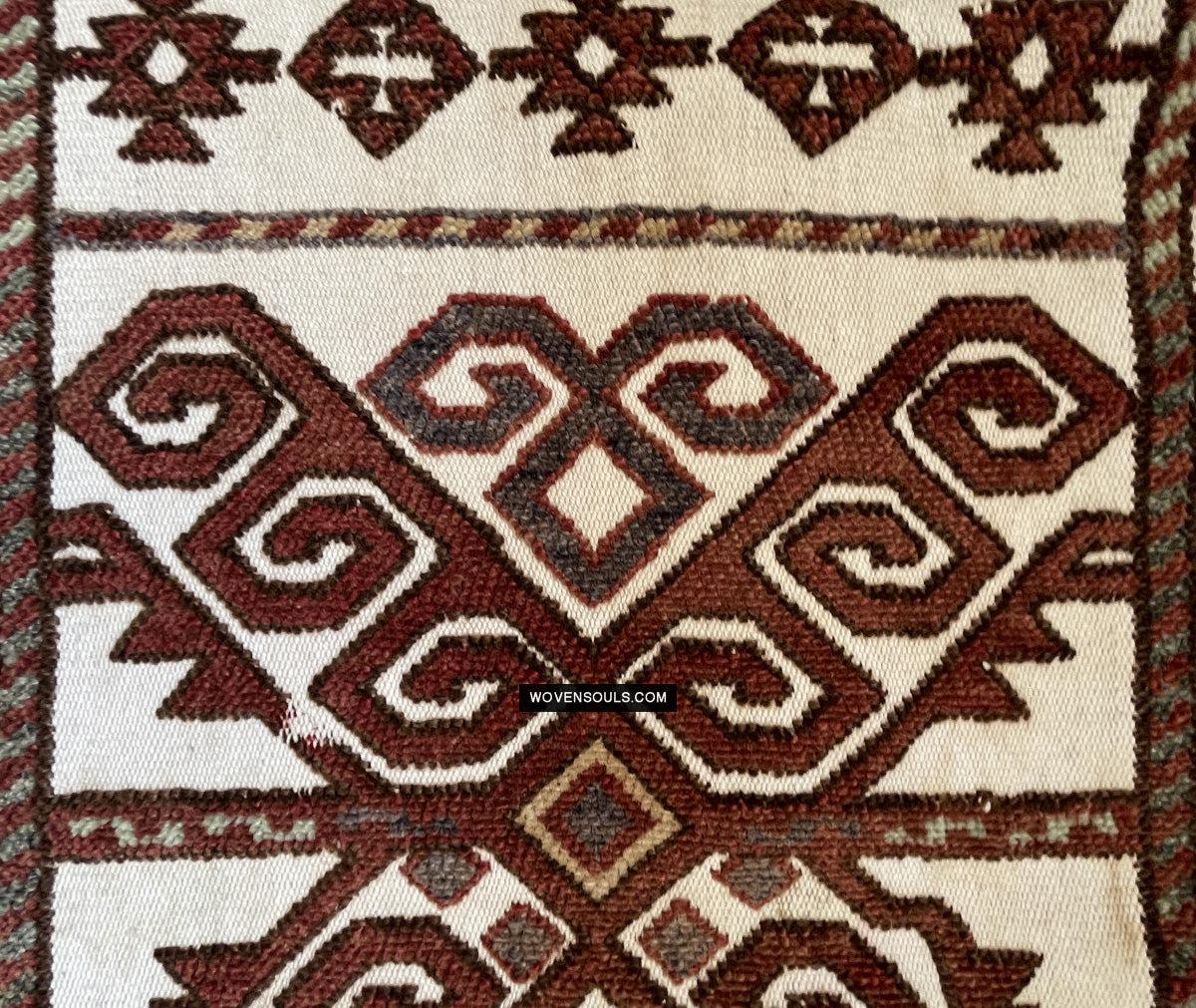 830 Antique Karakalpak Qarakalpak Tent Band Panels-WOVENSOULS Antique Textiles & Art Gallery