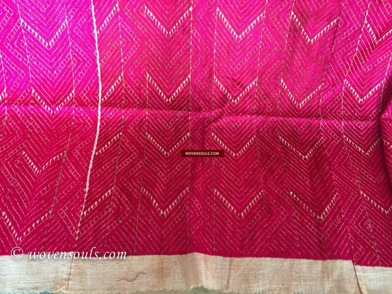 834 Thirma Phulkari Bagh-WOVENSOULS-Antique-Vintage-Textiles-Art-Decor