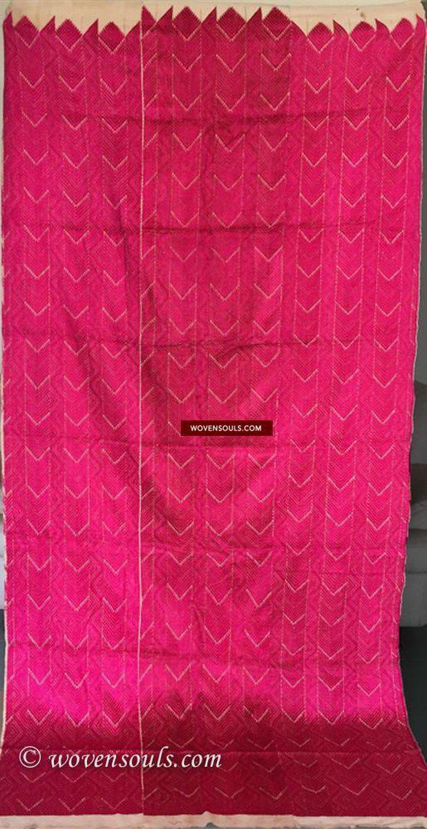 834 Thirma Phulkari Bagh-WOVENSOULS-Antique-Vintage-Textiles-Art-Decor