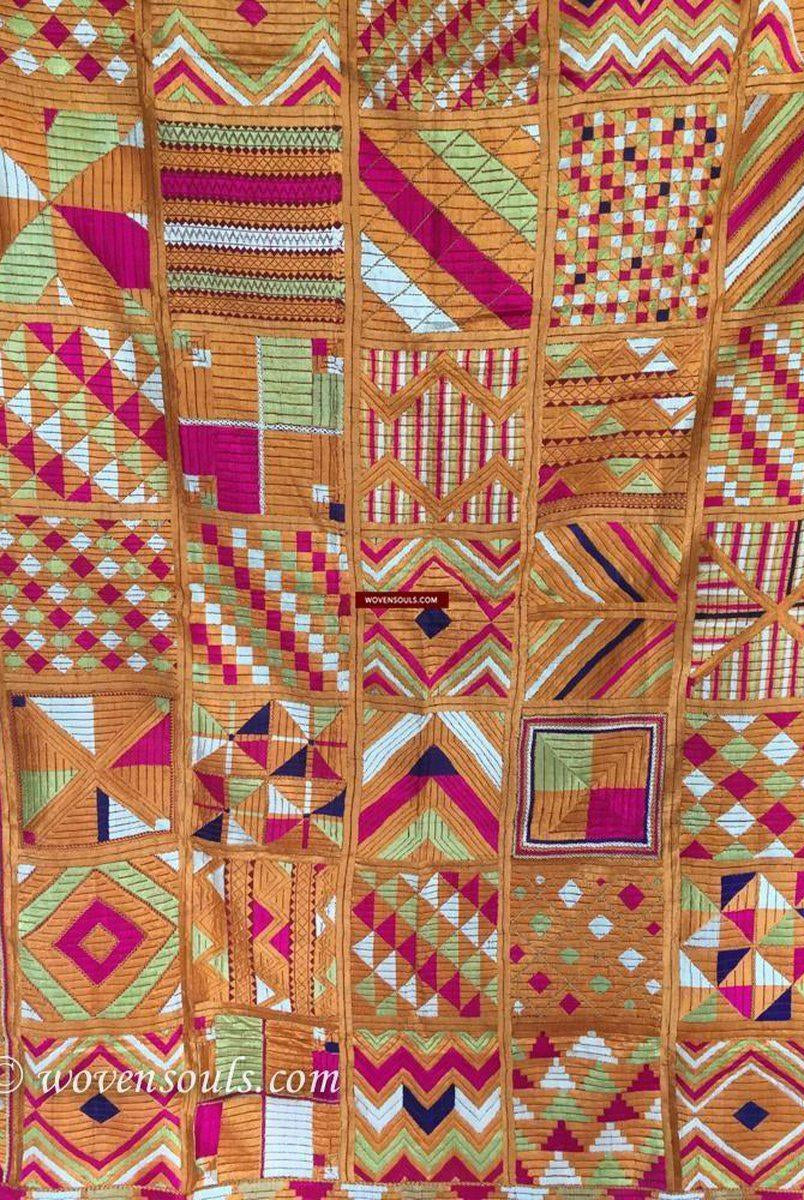835 Seltener Bawan Bagh Phulkari Textil-WOVENSOULS-Antike-Vintage-Textilien-Kunst-Dekor