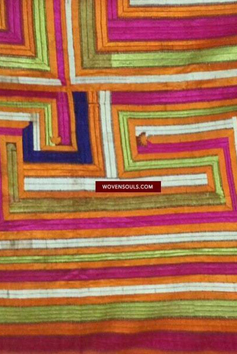 840 VERKAUFT Bhool Bhullaiya Phulkari Bagh-WOVENSOULS-Antike-Vintage-Textilien-Kunst-Dekor