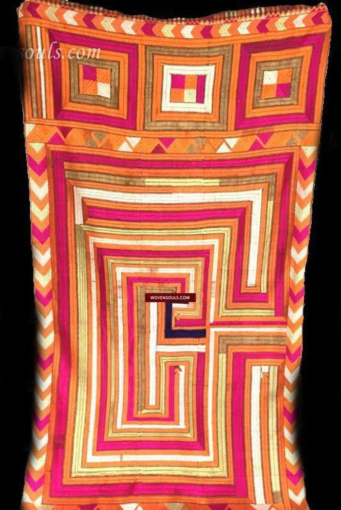 840 VERKAUFT Bhool Bhullaiya Phulkari Bagh-WOVENSOULS-Antike-Vintage-Textilien-Kunst-Dekor