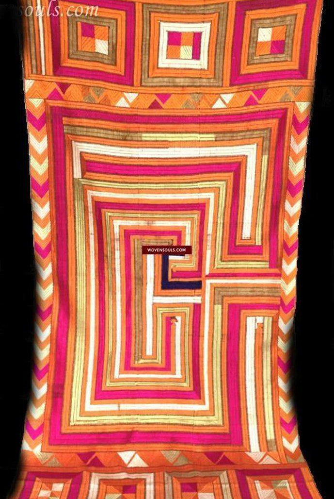 840 SOLD Bhool Bhullaiya Phulkari Bagh-WOVENSOULS-Antique-Vintage-Textiles-Art-Decor