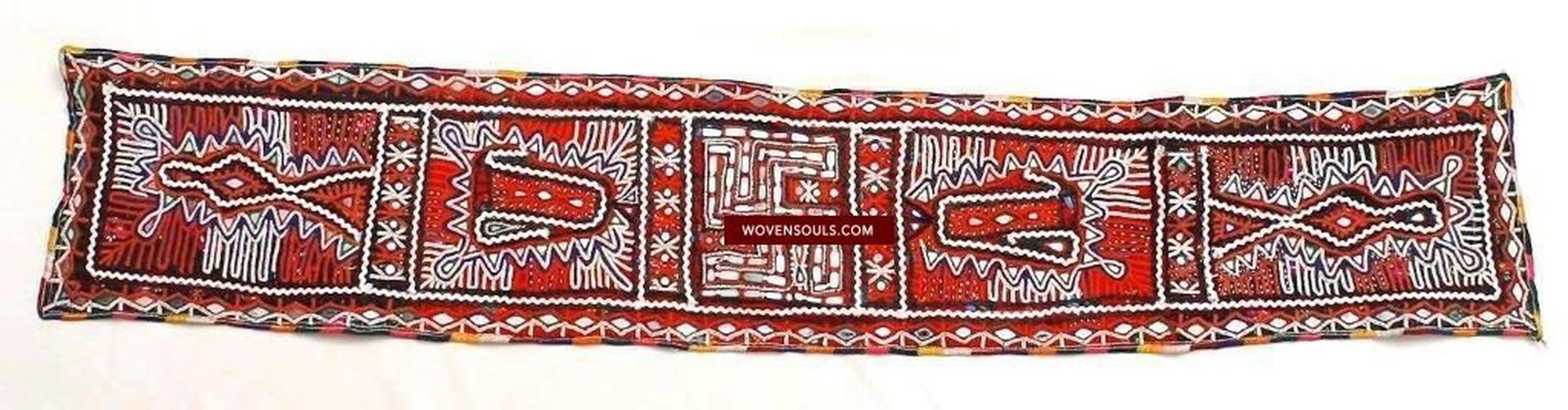 845 Vintage Rabari Panel-WOVENSOULS-Antique-Vintage-Textiles-Art-Decor