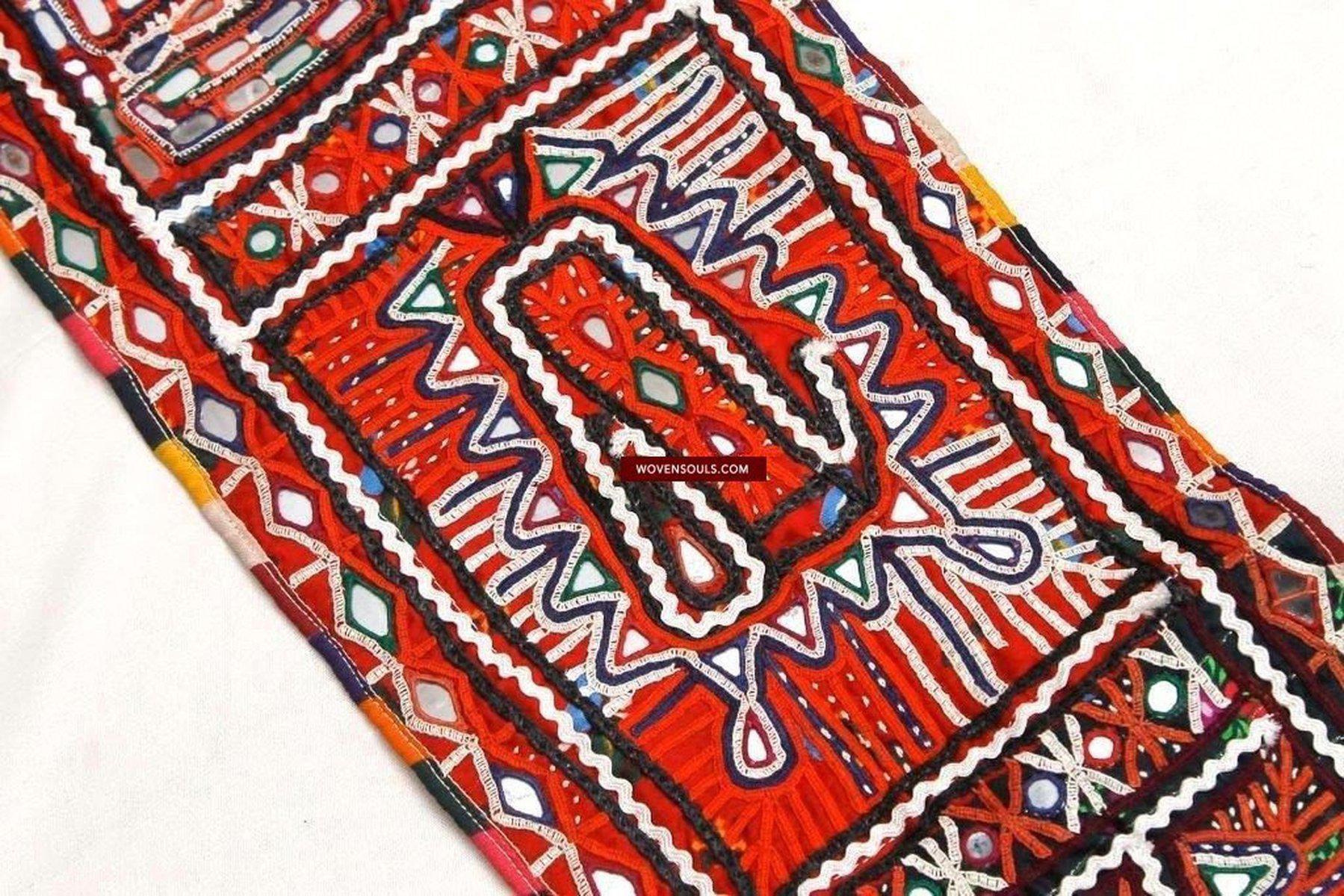 845 Vintage Rabari Panel-WOVENSOULS-Antique-Vintage-Textiles-Art-Decor