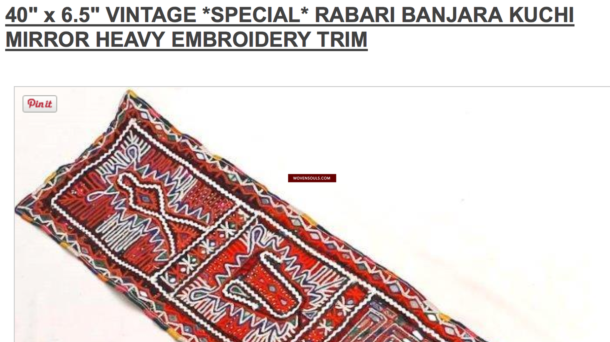 845 Vintage Rabari Panel-WOVENSOULS-Antique-Vintage-Textiles-Art-Decor