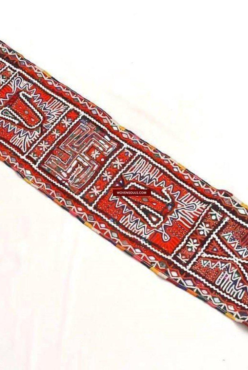 845 Vintage Rabari Panel-WOVENSOULS-Antique-Vintage-Textiles-Art-Decor