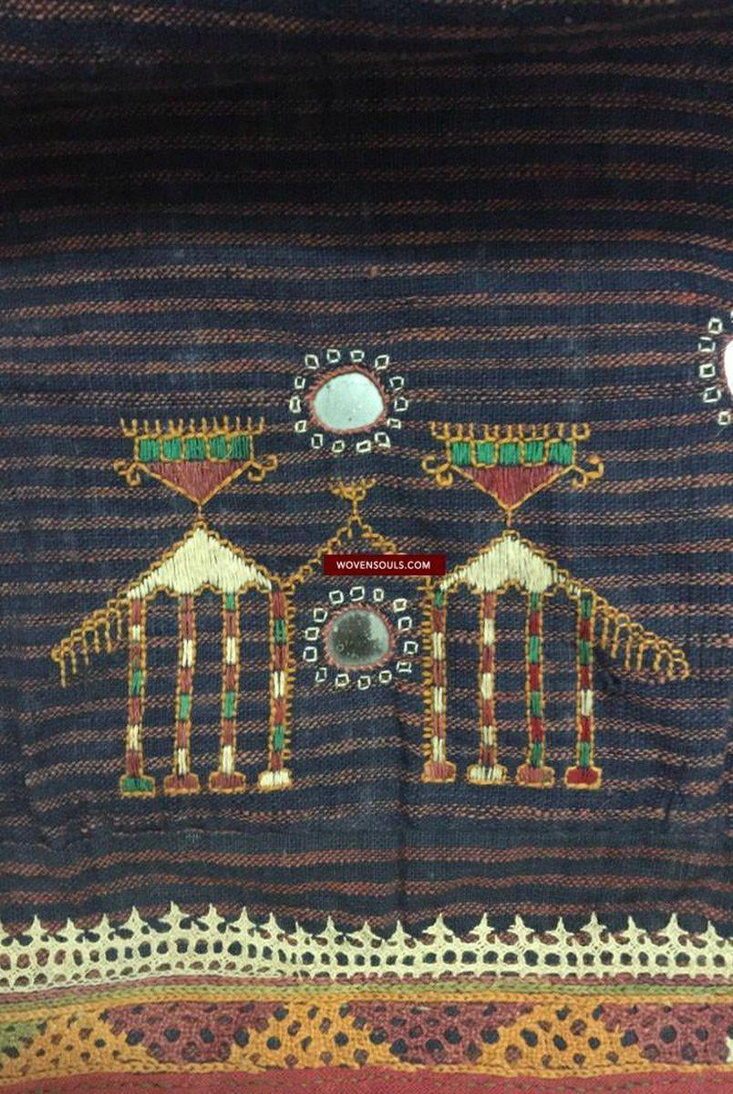 848 Old Bishnoi Skirt with Figurative Embroidery SOLD-WOVENSOULS-Antique-Vintage-Textiles-Art-Decor