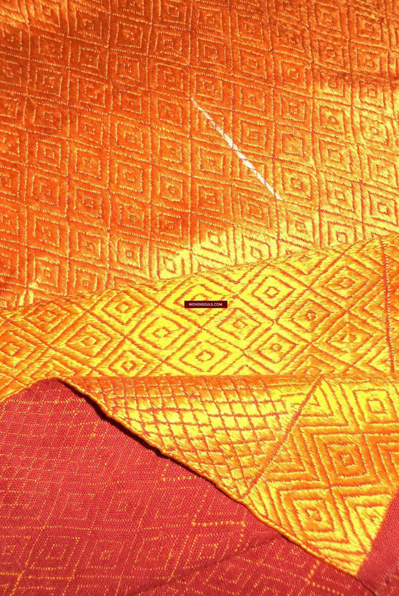 858 Vari Da Bagh Phulkari Textile-WOVENSOULS-Antique-Vintage-Textiles-Art-Decor