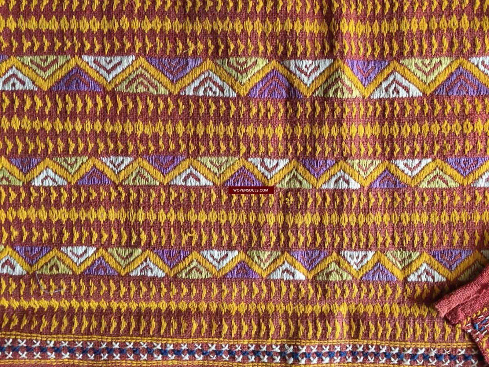 867 SOLD Vintage Rajasthan Wedding Shawl Textile Art-WOVENSOULS-Antique-Vintage-Textiles-Art-Decor