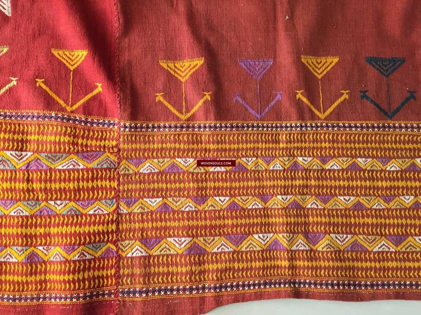 867 SOLD Vintage Rajasthan Wedding Shawl Textile Art-WOVENSOULS-Antique-Vintage-Textiles-Art-Decor