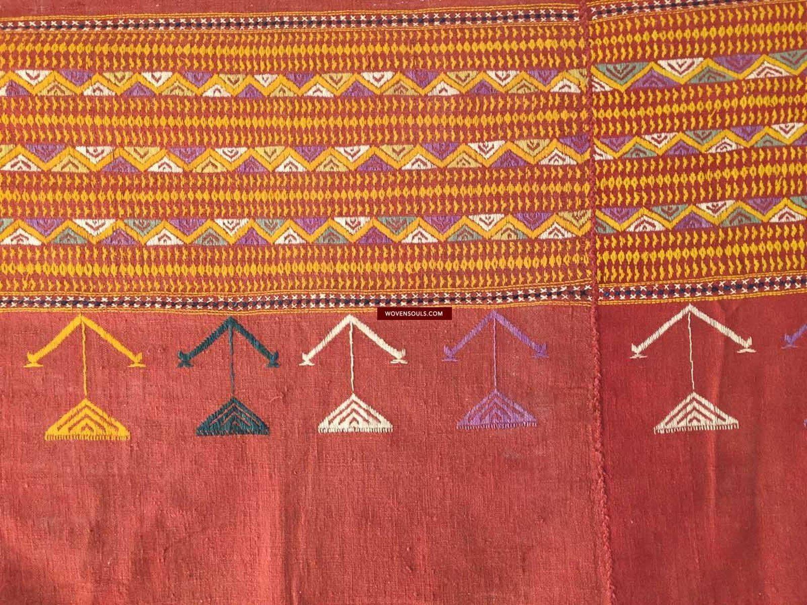 867 SOLD Vintage Rajasthan Wedding Shawl Textile Art-WOVENSOULS-Antique-Vintage-Textiles-Art-Decor