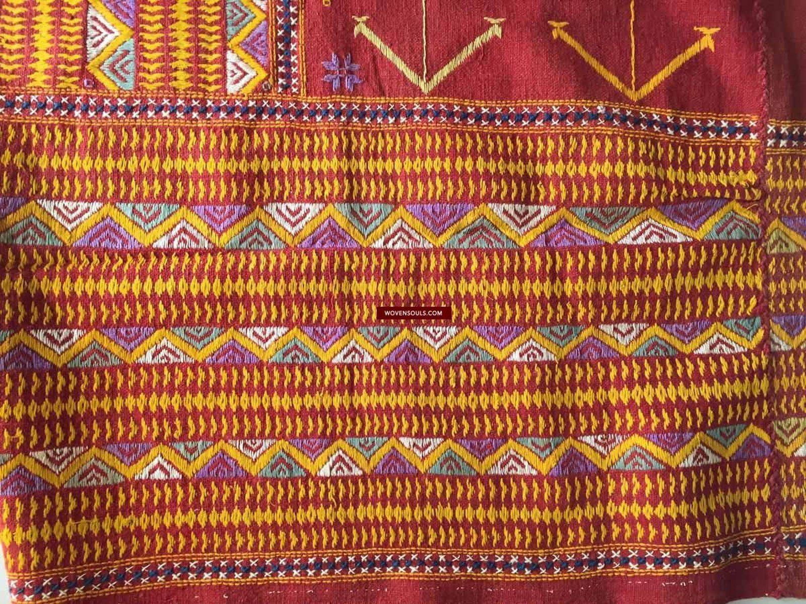 867 SOLD Vintage Rajasthan Wedding Shawl Textile Art-WOVENSOULS-Antique-Vintage-Textiles-Art-Decor