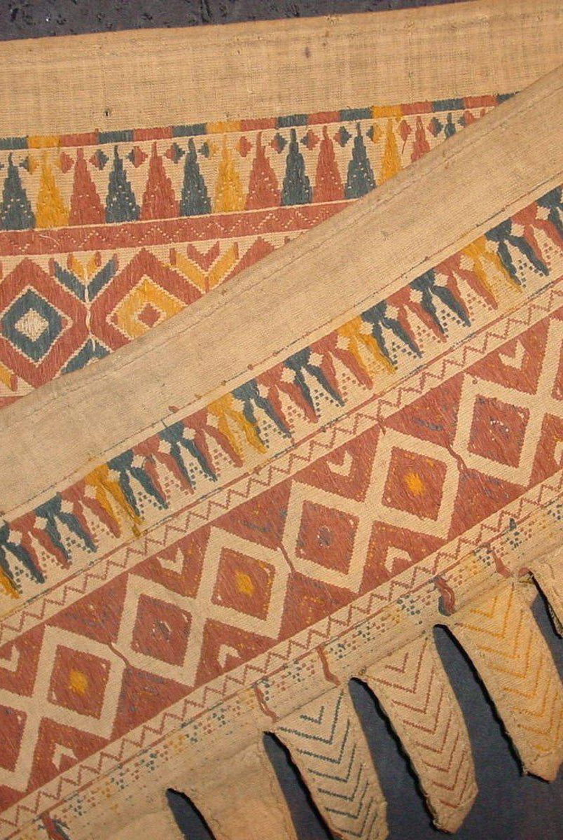 872 Antique Sumatra Tirai ceremonial cloth Banner Textile-WOVENSOULS-Antique-Vintage-Textiles-Art-Decor