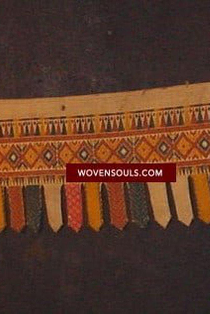 872 Antique Sumatra Tirai ceremonial cloth Banner Textile-WOVENSOULS-Antique-Vintage-Textiles-Art-Decor