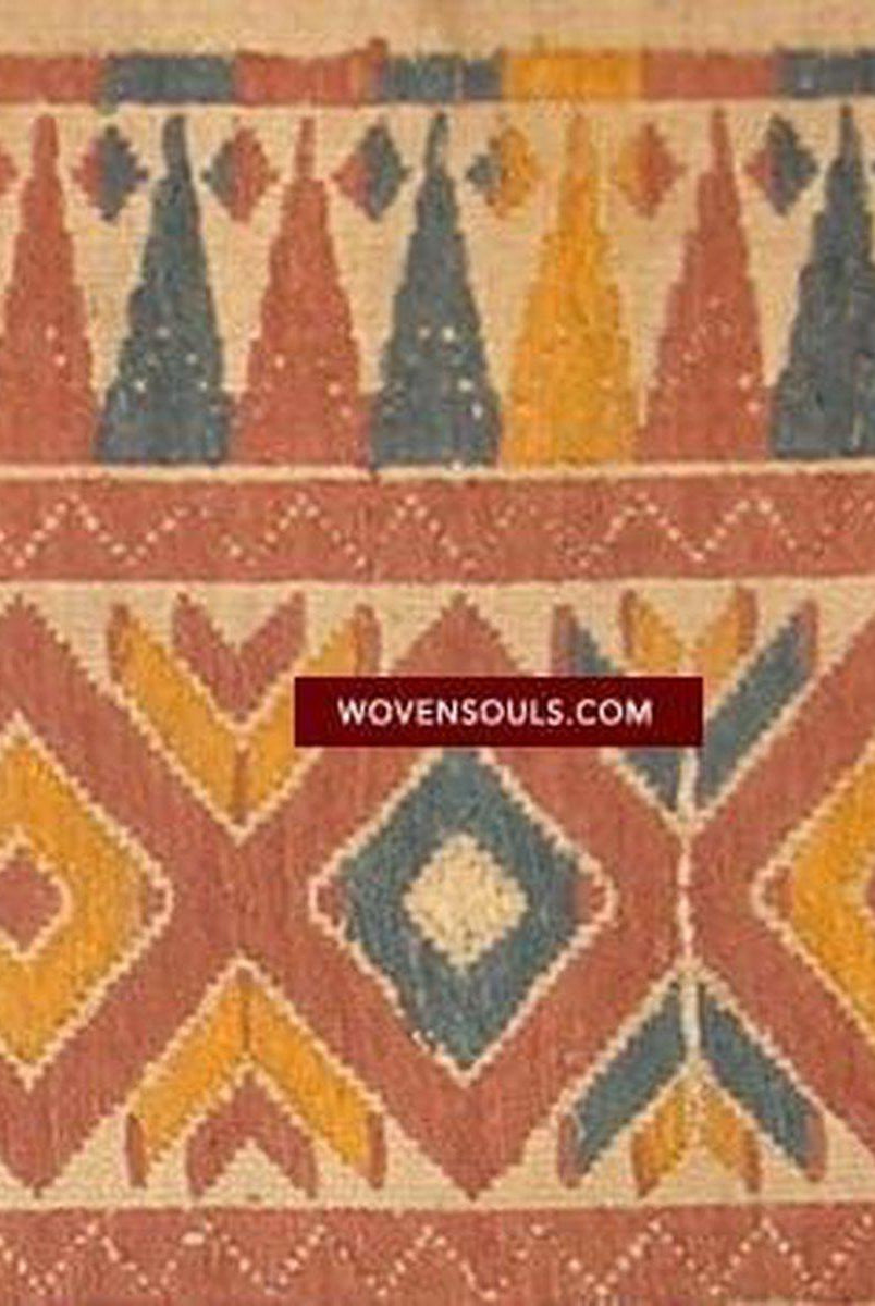 872 Antique Sumatra Tirai ceremonial cloth Banner Textile-WOVENSOULS-Antique-Vintage-Textiles-Art-Decor