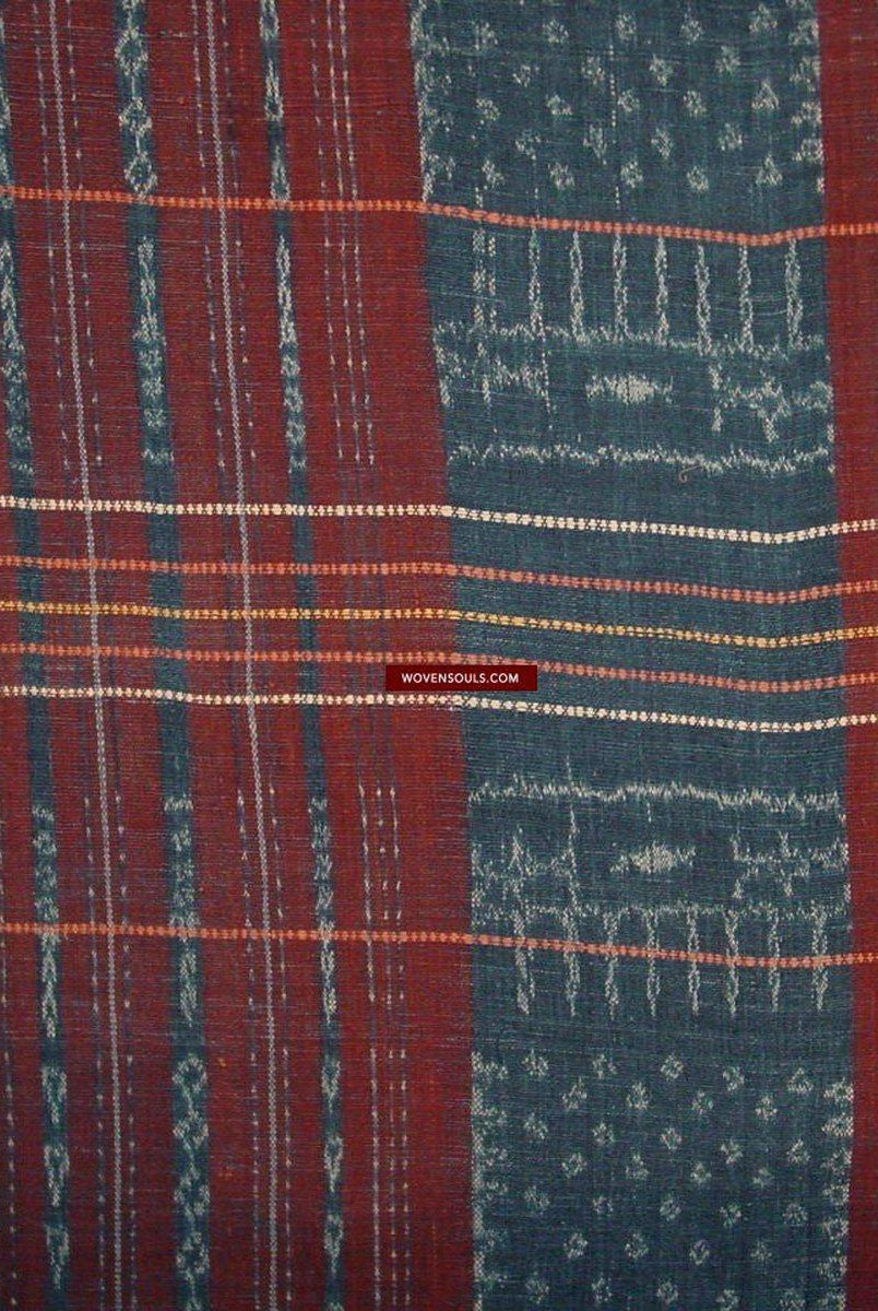 873 VERKAUFT Große alte wunderschöne Flores Ikat-Weberei von Nage Keo-WOVENSOULS-Antike-Vintage-Textilien-Kunst-Dekor