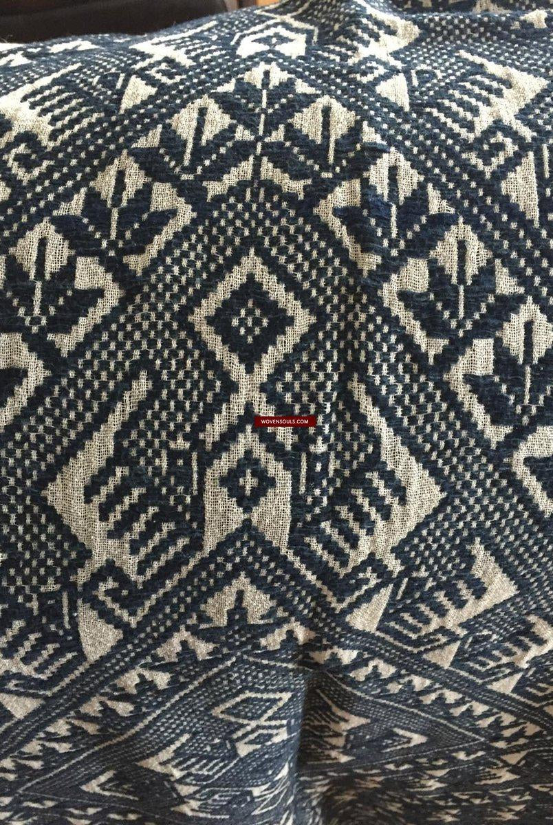 899 Vintage Tai Sam Neua Laotiano Tessitura in cotone filato a mano-WOVENSOULS-Arredamento artistico-tessile-vintage-antico