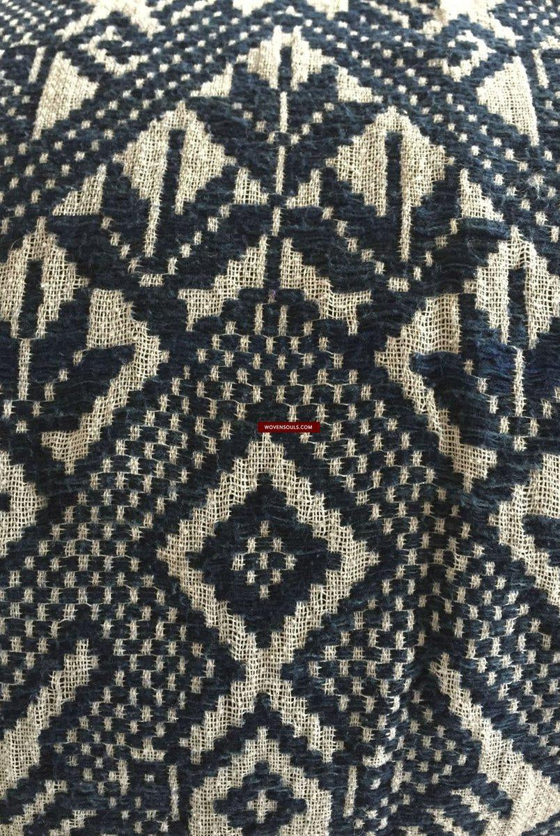899 Vintage Tai Sam Neua Laotiano Tessitura in cotone filato a mano-WOVENSOULS-Arredamento artistico-tessile-vintage-antico
