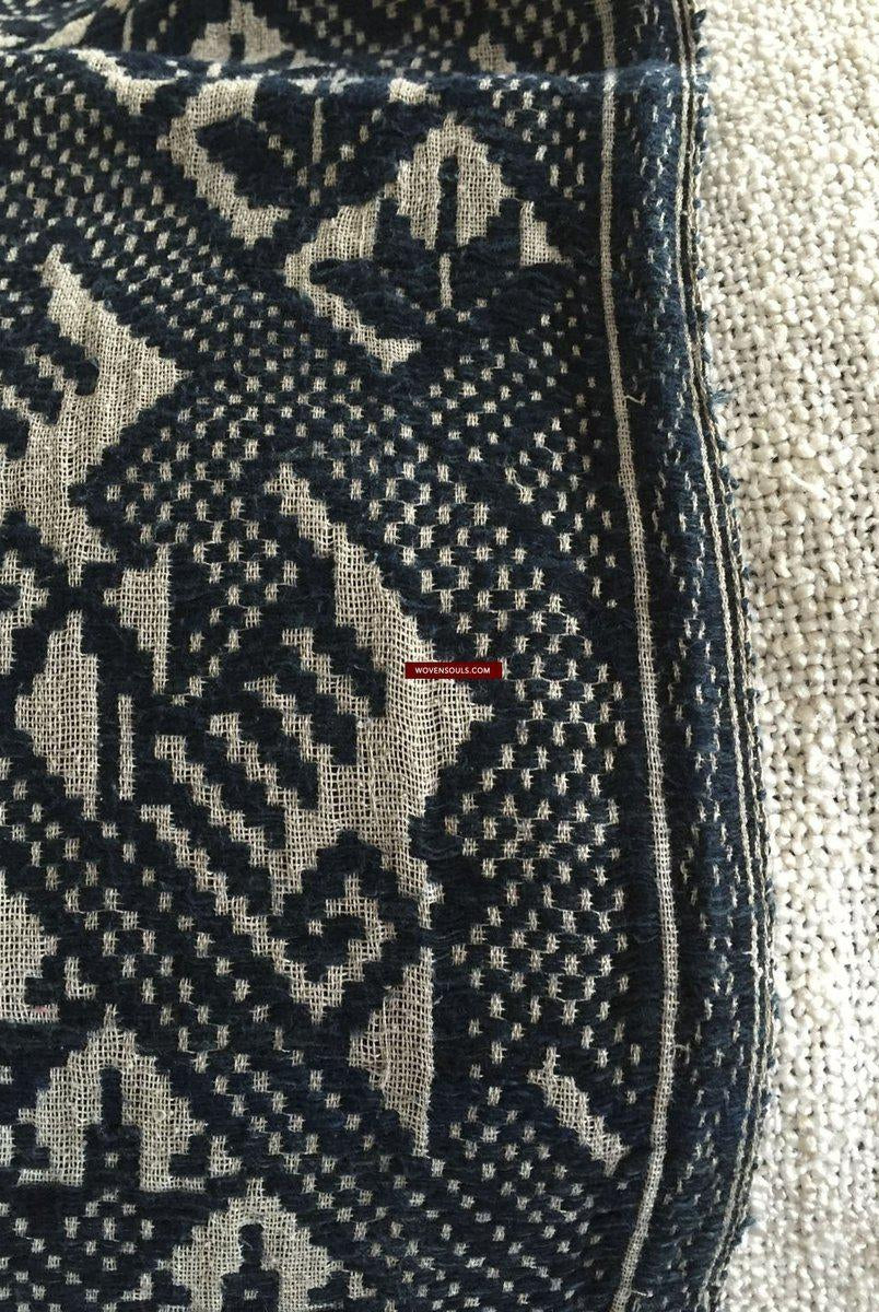 899 Vintage Tai Sam Neua Laotiano Tessitura in cotone filato a mano-WOVENSOULS-Arredamento artistico-tessile-vintage-antico